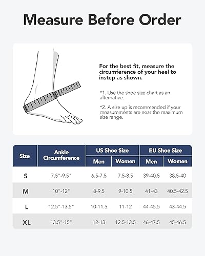 Miniatura 6 de Tobillera rápida con cordones para mujeres y hombres con férulas laterales extraíbles, soporte de tobillo ajustable para recuperación de lesiones de