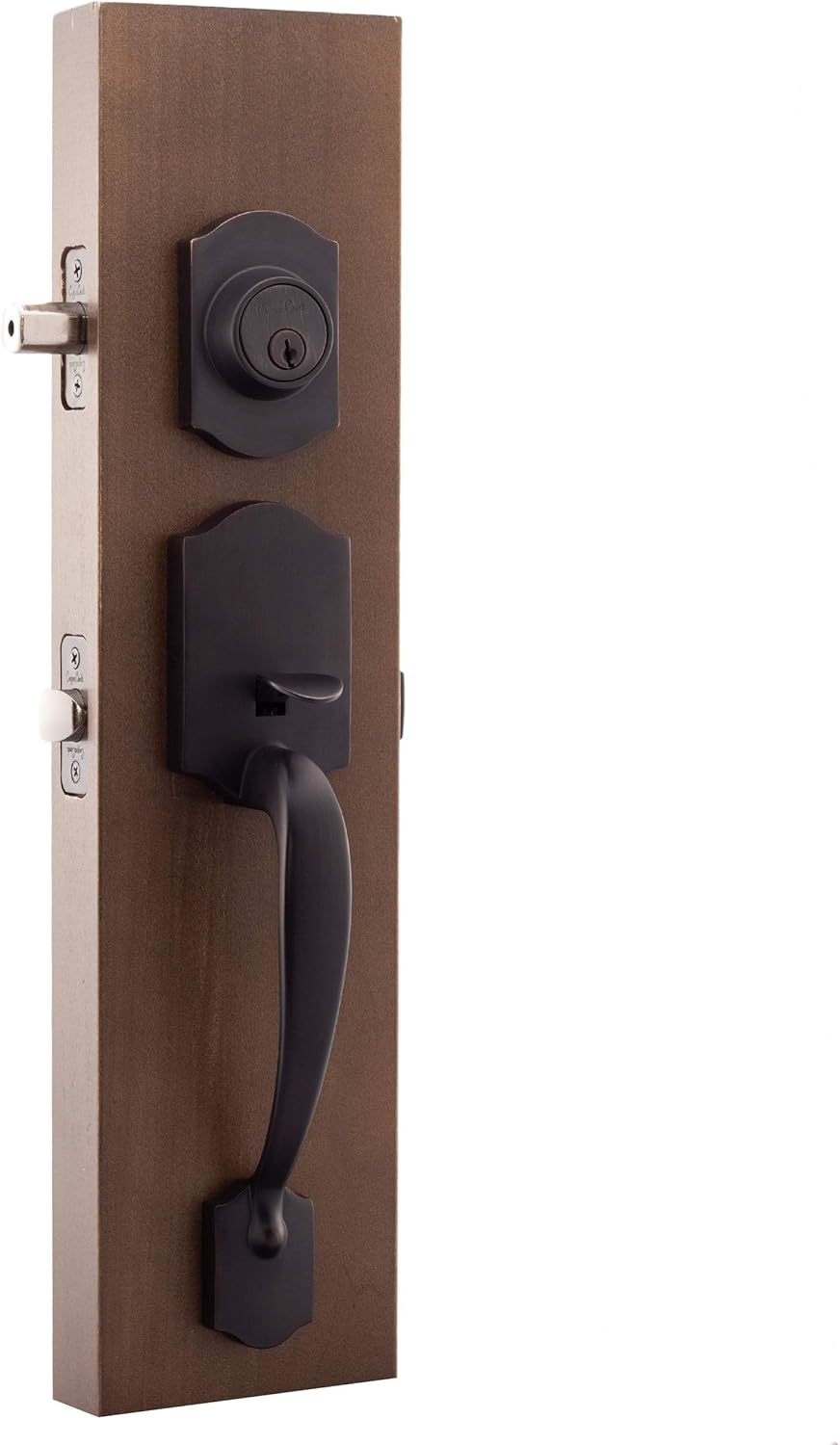Copper Creek HZ2610xRL-TB Soft Contemporary Front Door Handle Lever Trim, Tuscan Bronze