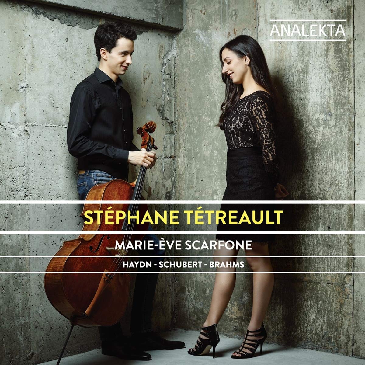 Haydn - Schubert - Brahms [Audio CD] Stéphane Tétreault; Marie-Ève Scarfone; Joseph Haydn; Franz Schubert and Johannes Brahms