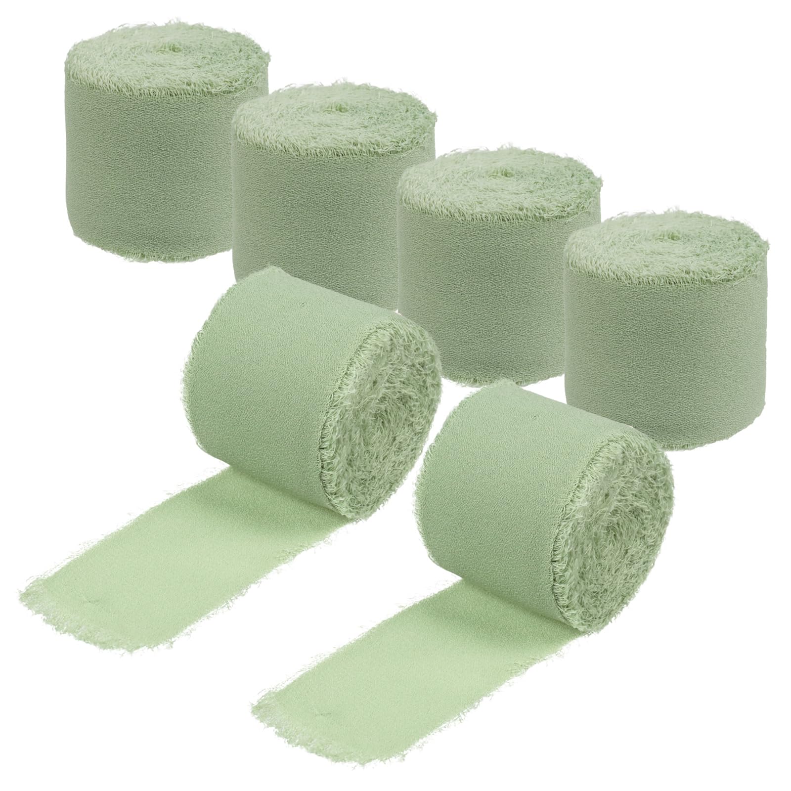 DBOO Handmade Chiffon Ribbon Rolls