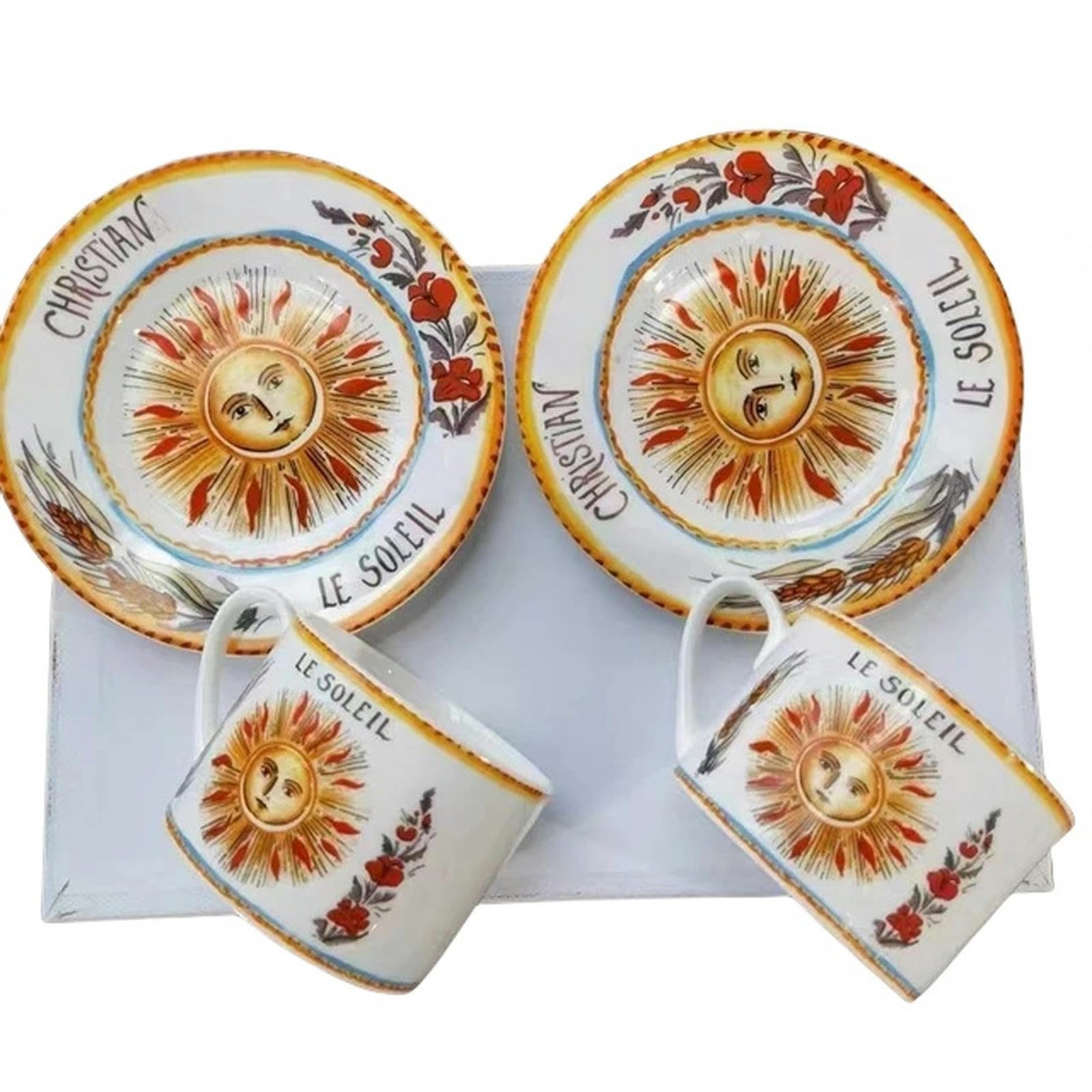 XIBANY Filiżanka do kawy i spodek domowy ceramiczny kubek do popołudniowej herbaty kubek prezent dla najlepszego zestawu kubków