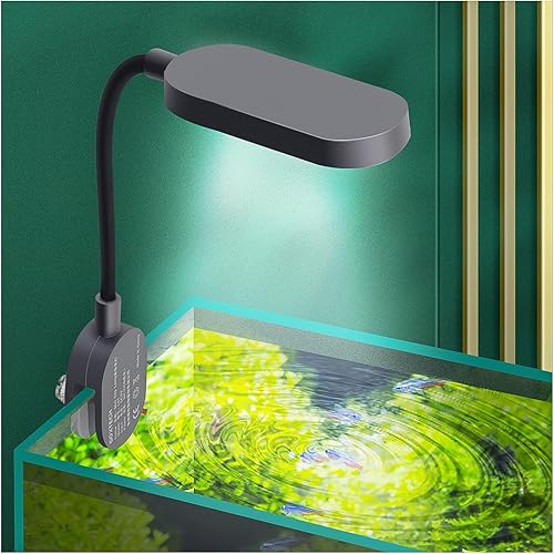 Miniatura 7 de UPETTOOLS Luz de acuario con adaptador LED clip en pecera luz pequeña espectro completo USB luz 360 rotación iluminación 5W