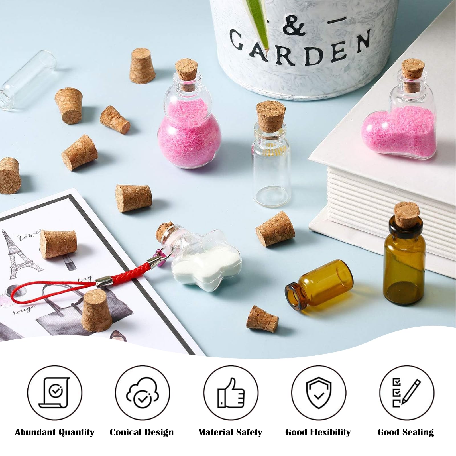 40 Bouchons En Liège Naturel Pour Vin - DIY, Décoration, Fermeture Bouteilles