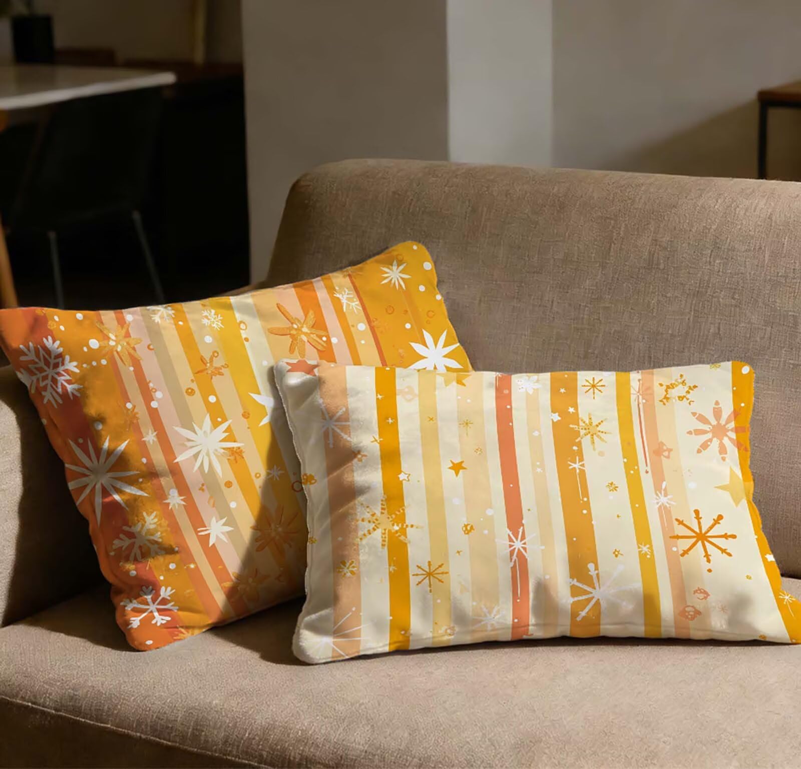 Taie oreiller 80x100 rectangulaire avec fermeture éclair invisible, housse de coussin