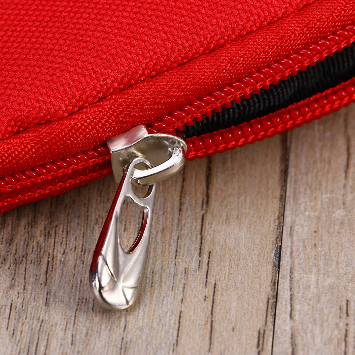 minkissy Bolsa de transporte de cadena de esencial para 10 botellas (2 ml) de aceites esenciales bolsa de viaje para botellas de esencial (rojo)