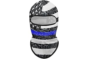 Thin Blue Line American Flag Police Tactical Ski Mask