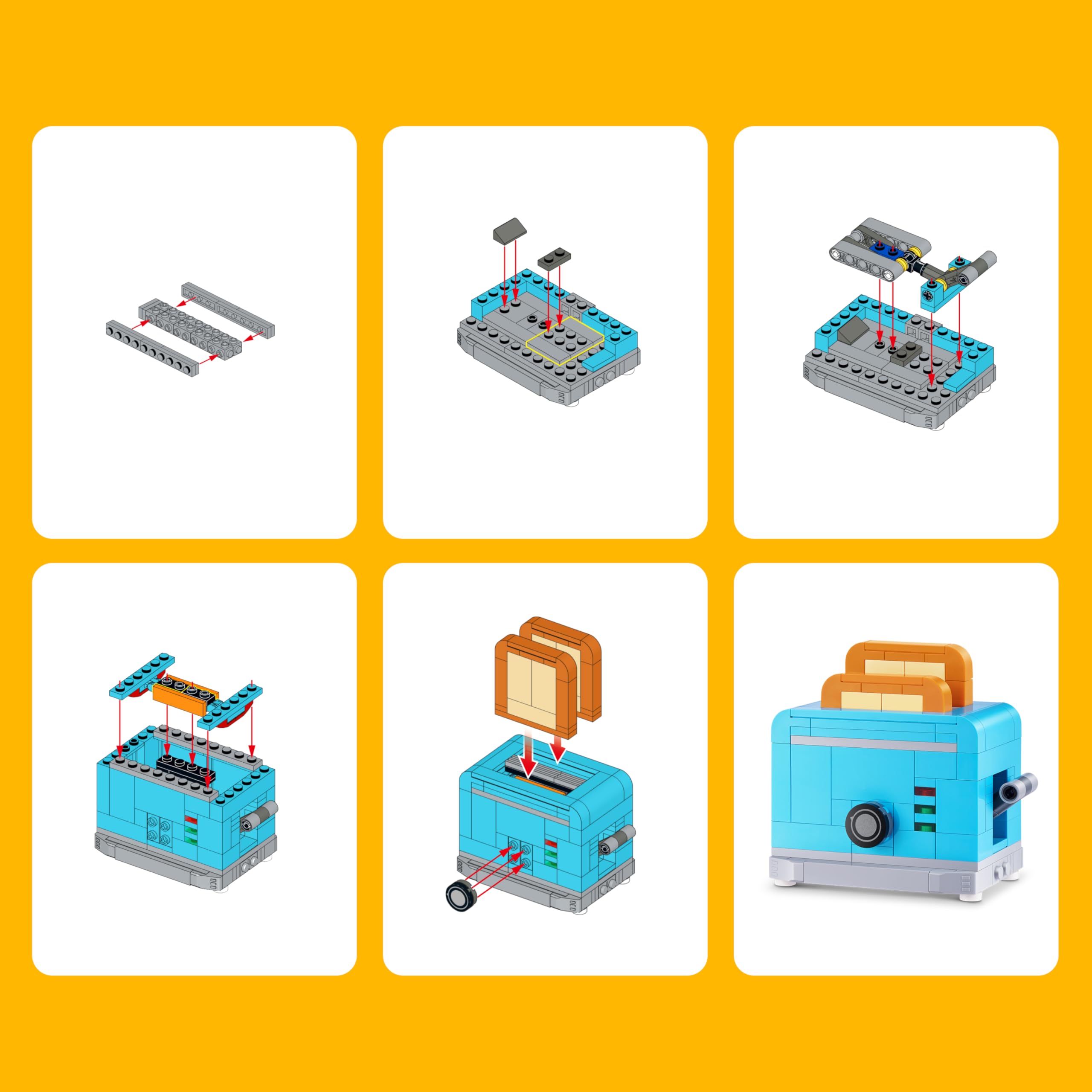Max Build More Premium Colección Hogar Paquete de 4 de ZURU: Juguete Sorpresa con Bloques. hasta 601 Piezas y diseños interactivos para Construir y exhibir. para Mayores de 8 años