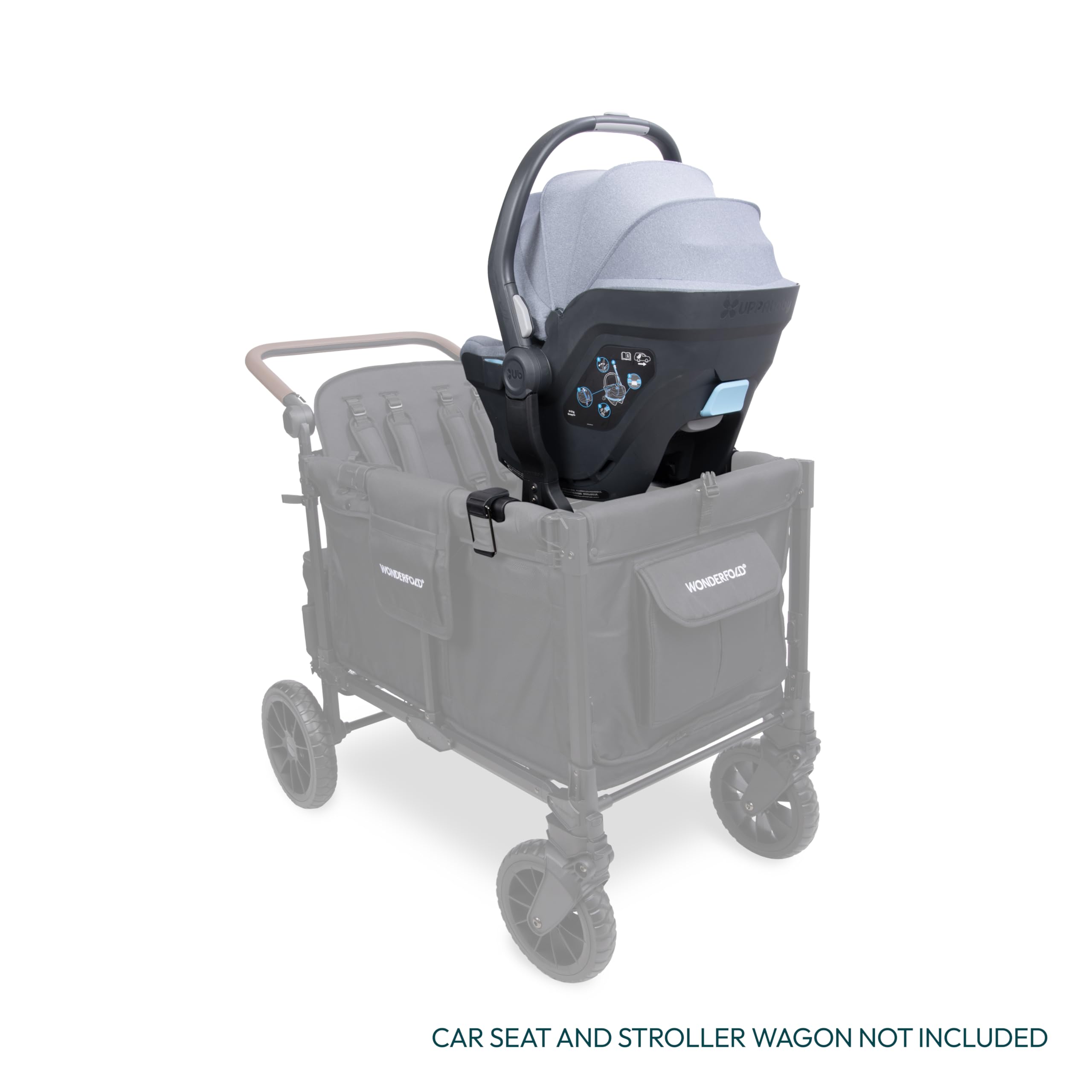 WONDERFOLD Infant Car Seat Adapter Compatible with UPPAbaby Car Seat
