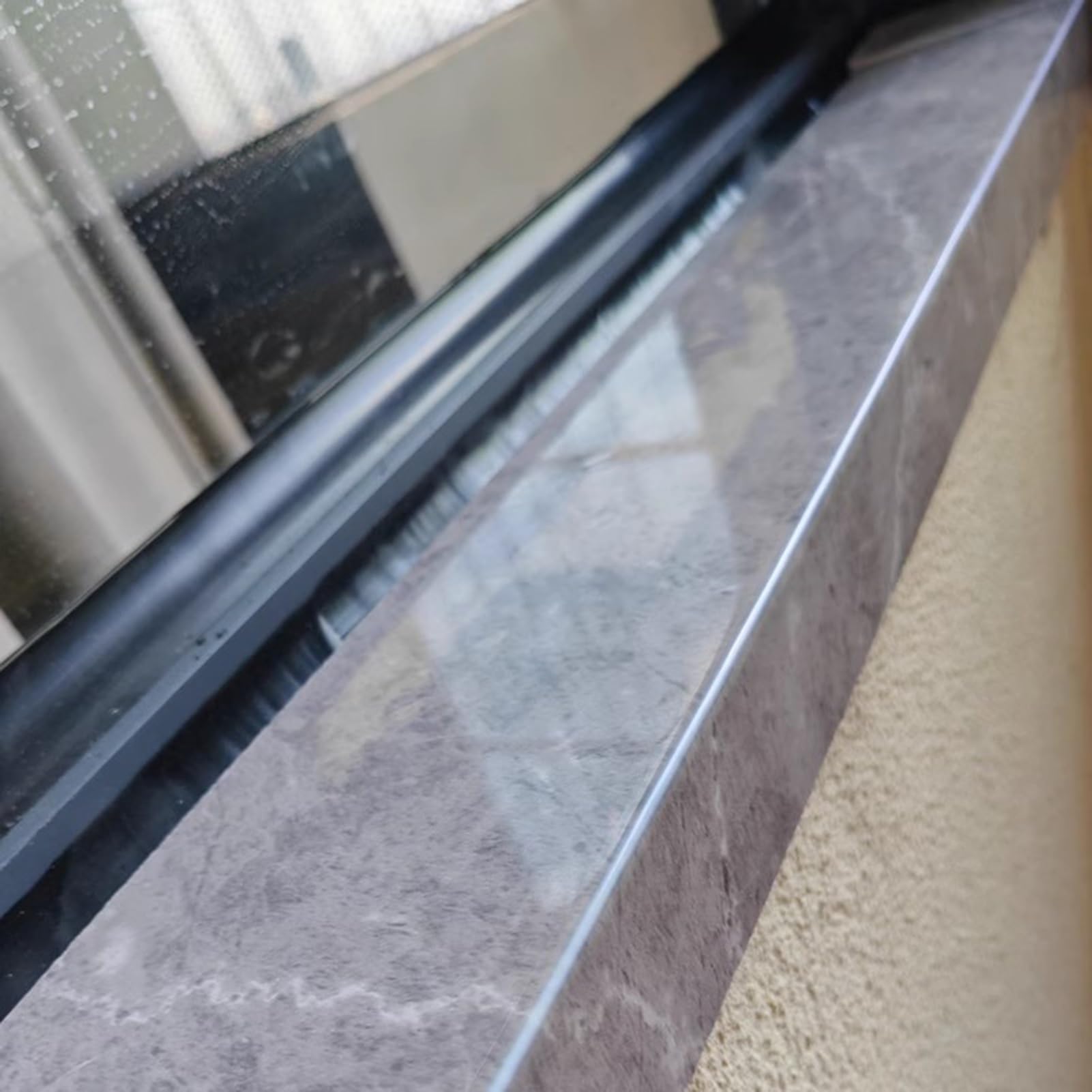 CMYUN Copertura Davanzale Protezione Davanzale Allargato, Decorazione Davanzale in Marmo per Bagno Soggiorno, Davanzale Largo 10 20 30 40 Cm(L110cm x W10cm(43 1/4" x 4"))