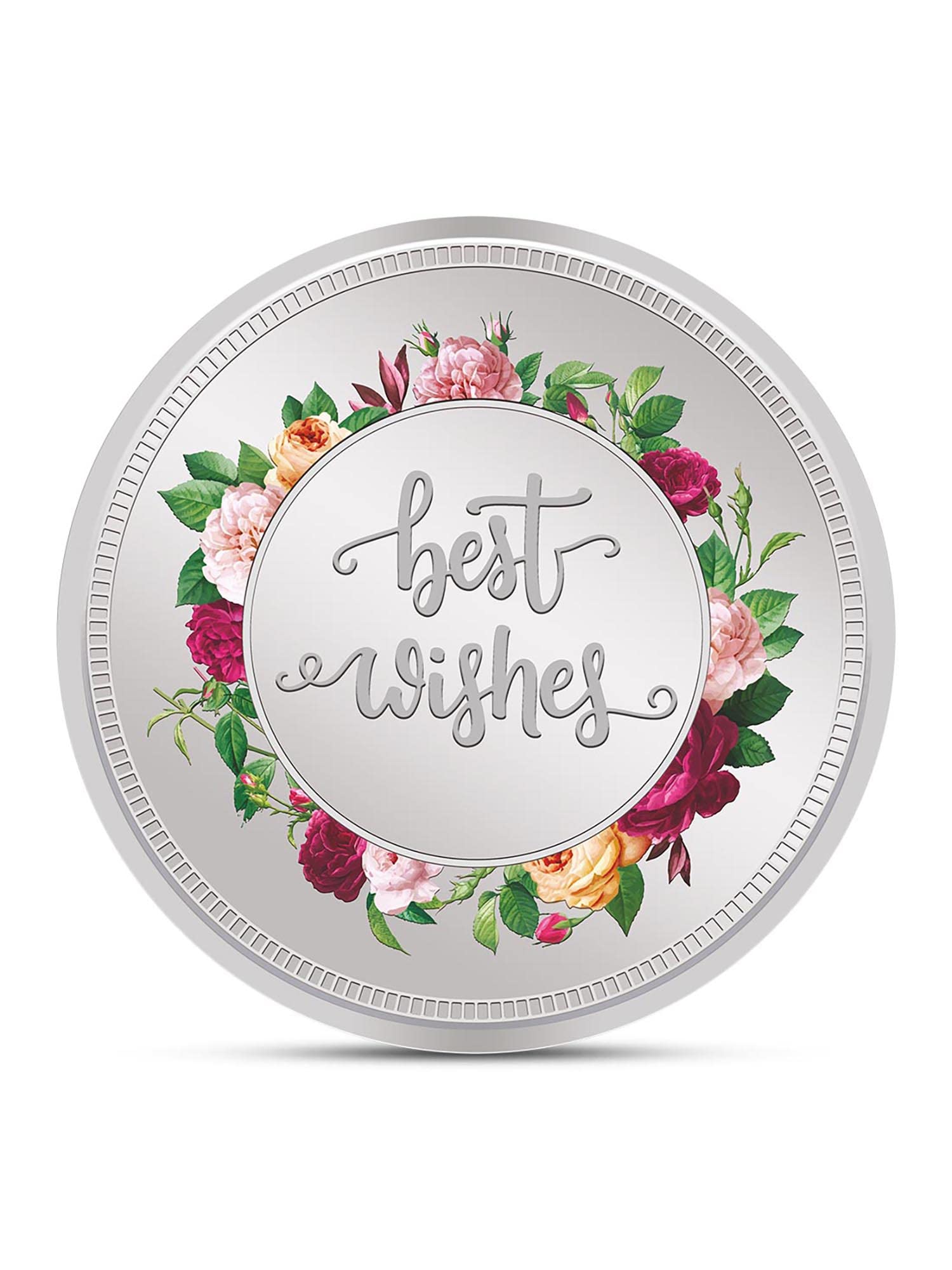Kundan 20g (999.9) Best Wishes Color Silver Coin (B0BT99CNF8) Amazon Price History, Amazon Price Tracker