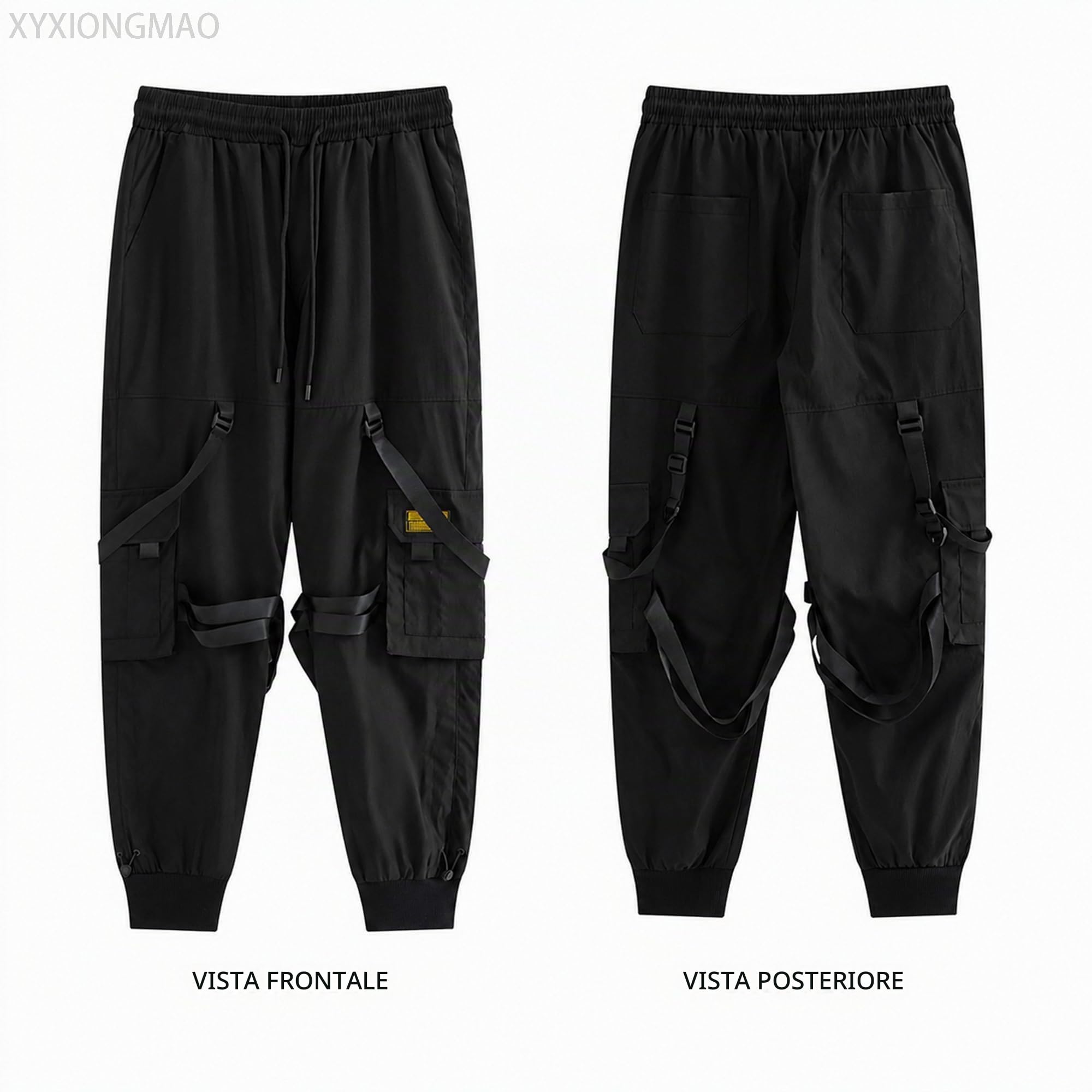 XYXIONGMAO Cyberpunk Techwear Cargo Pantaloni Baggy Streetwear Giapponese Pantaloni Uomo Outdoor Cool Trendy Casual Pantaloni Uomo Uomo