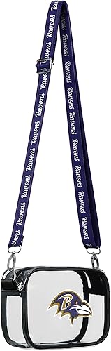 Miniatura 2 de FOCO NFL Team Logo Stripe Clear Crossbody Bag