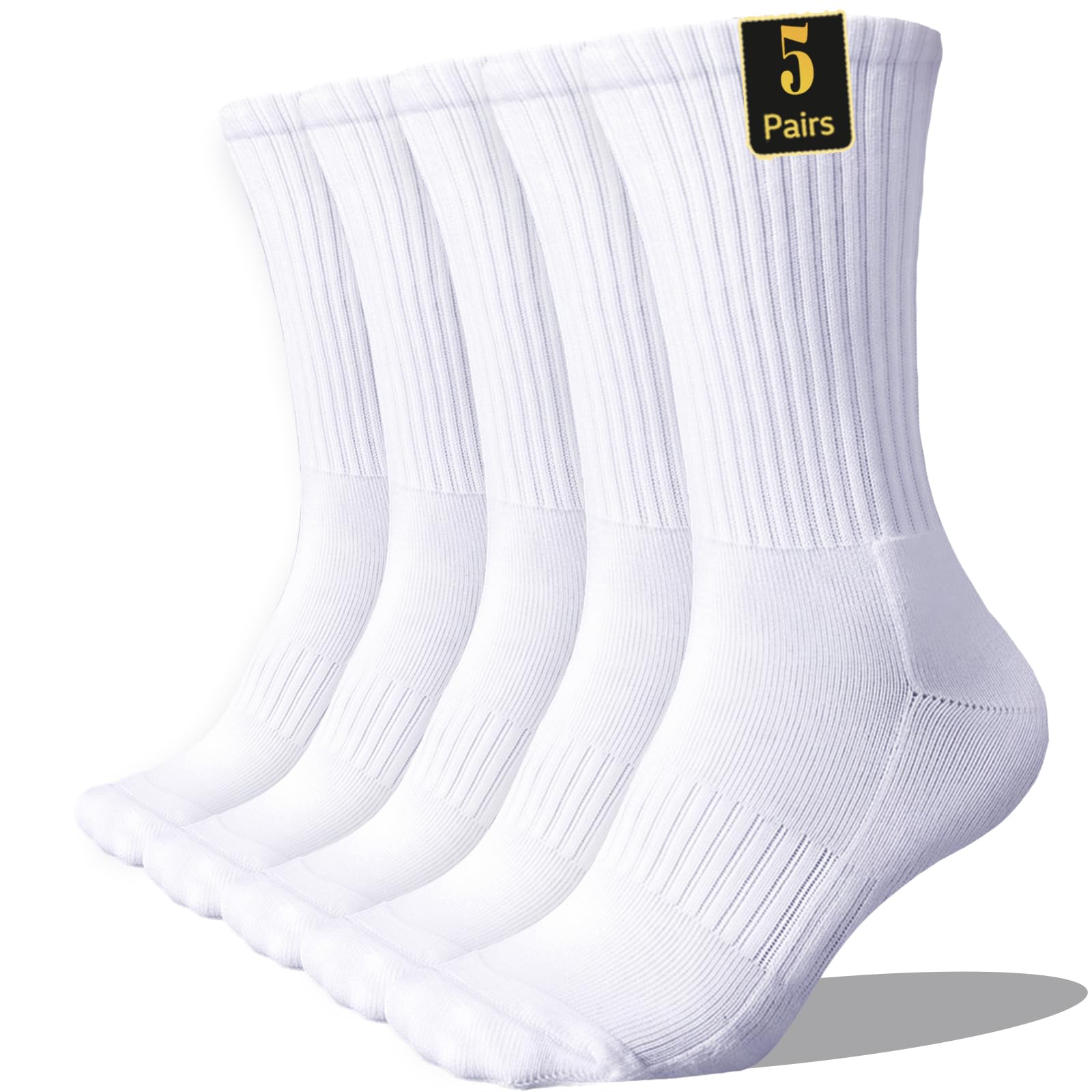 Wamicu Sneaker Socken Herren Damen 5 Paar - Dünne Quarter Baumwollsocken | Kurze Atmungsaktiv Tennissocken Sportsocken Laufsocken, EU 39-42/43-46/47-50