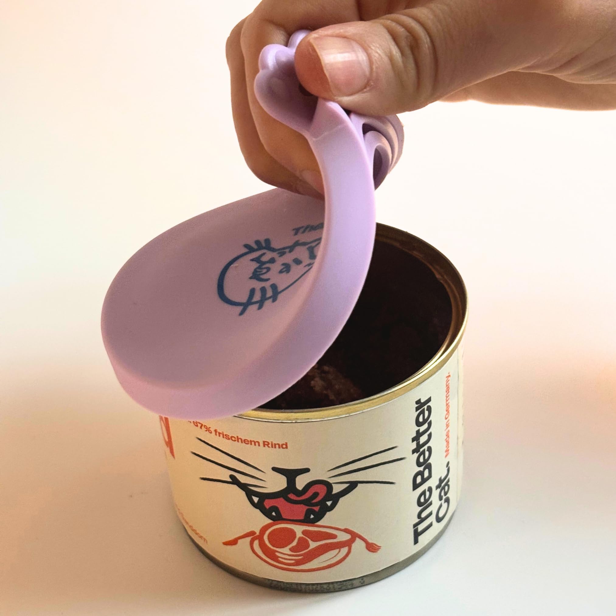 The Better Cat Set di 3 coperchi universali in silicone per lattine di alimenti per animali domestici, senza BPA, lavabili in lavastoviglie, coperchi per lattine per gatti