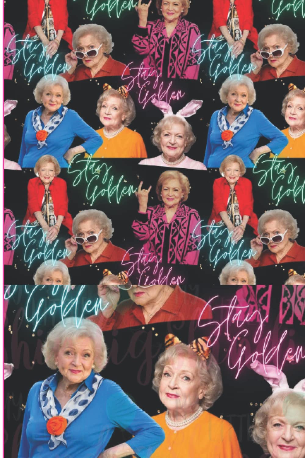 Composition Notebook: Legends never die betty white Classic, Journal 6 x 9, 100 Page Blank Lined Paperback Journal/Notebook