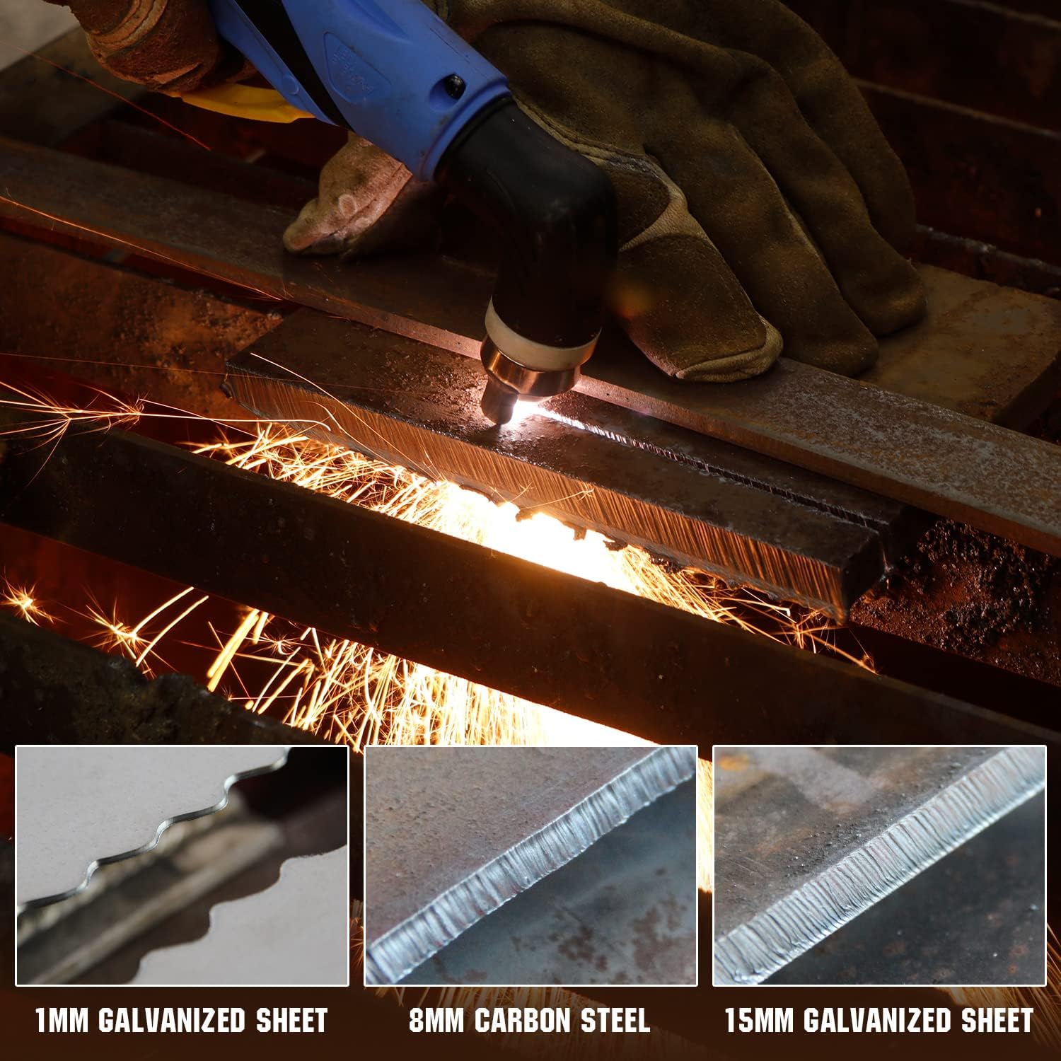 Examples of plasma cut metals