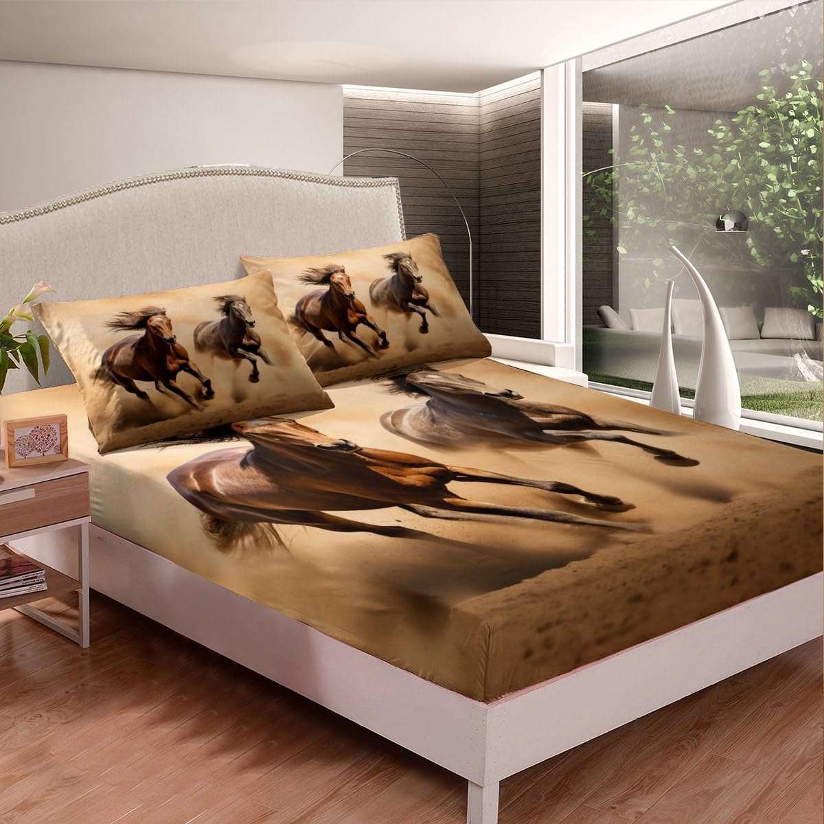 Hamburger Pizza Bed Sheet Set Fsat Food Themed Bedding Set Popcorn Cola Fitted Sheet for Kids Boys Girls Teens Lightweight Delicious Food Bed Cover Twin Size with 1 Pillow Case