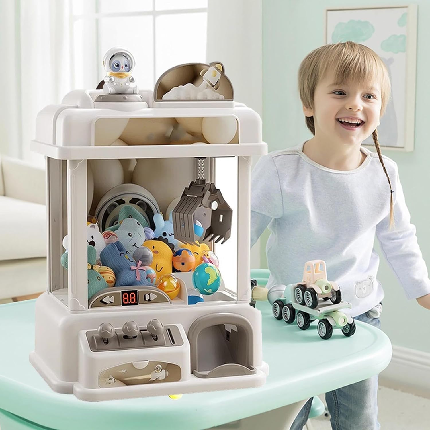 ufoキャッチャー, クレーンゲーム アーム 音楽と照明付き,2個パンダ人形,人形25体,とカプセル 20個を持ってい, クレーンゲ クレーンゲーム  家庭用 クレーンゲーム ufoキャッチャー 2個パンダ人形人形25体とカプセル 20個を持っていく クレーンゲーム ufo キャッチャー ... ufo キャッチャーおもちゃ ジュエリークレーンゲーム 2個パンダ人形人形25体とカプセル 20個を持っていく クレーンゲーム uf