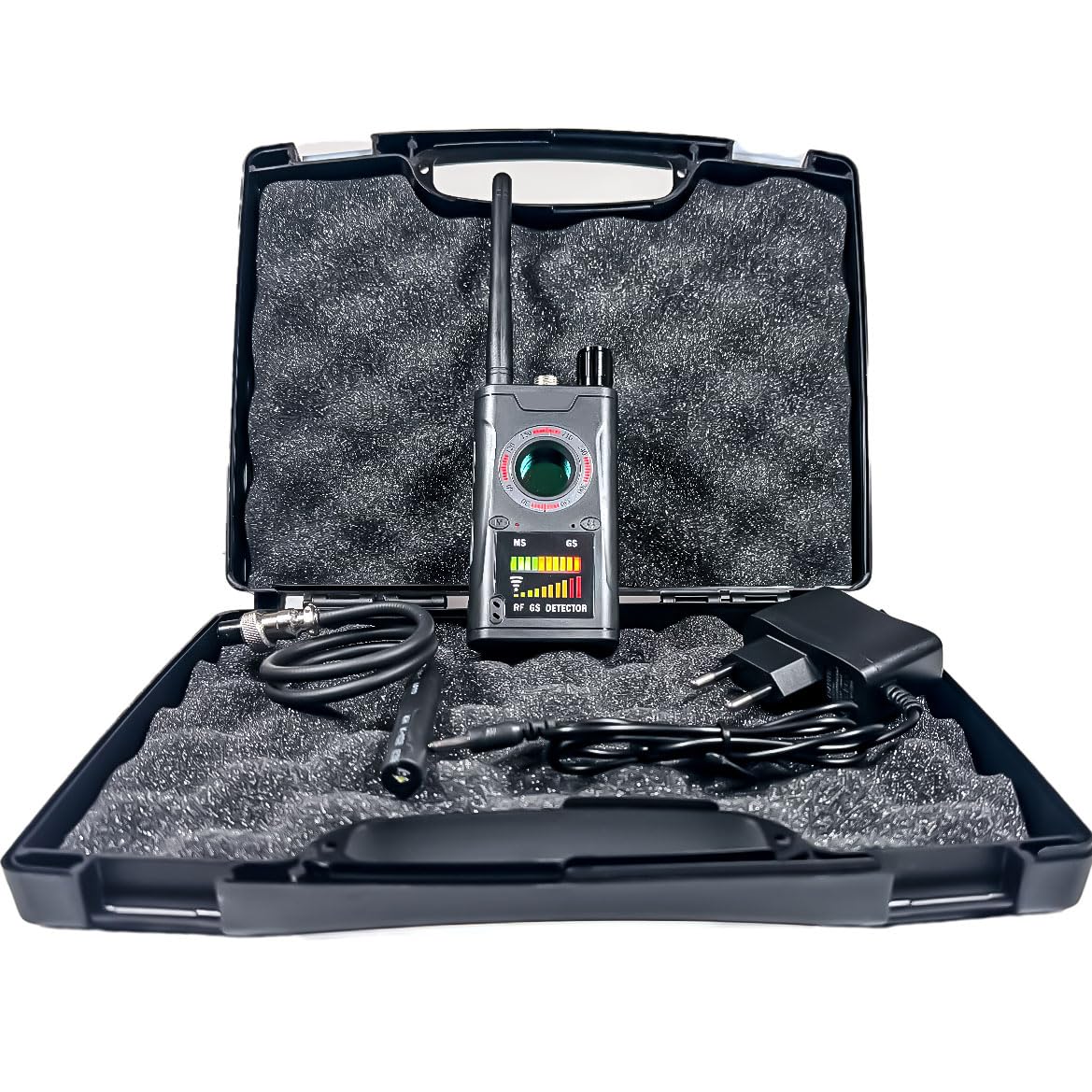 Rilevatore Scanner di Microspie GMS e Localizzatori GPS - Rilevatore Infrarossi di Telecamere Nascoste - Resistente alle Interferenze con Copertura a 15 Metri - Manuale in italiano (K18Special)