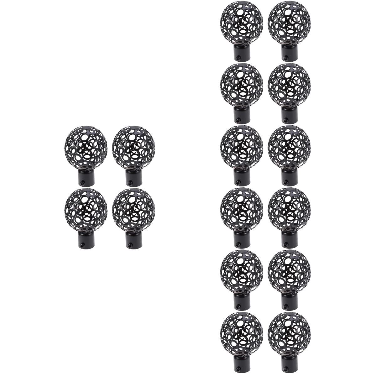 Lot de 16 embouts creux pour tringle à rideaux