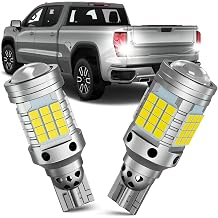LED Reverse Light Bulbs for 2014-2026 GMC Sierra 1500 2500 3500 HD, 6000K White Super Bright Backup Bulbs Plug and Play, Pack of 2