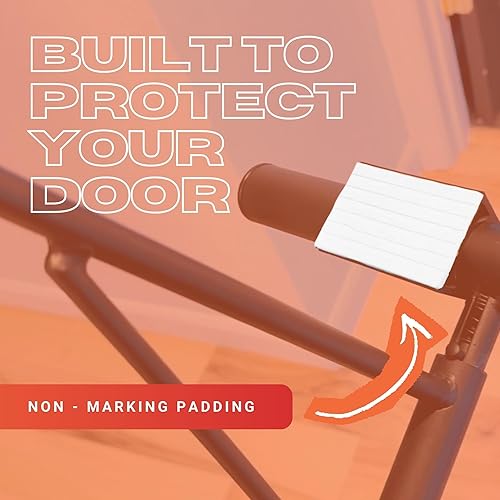 Miniatura 8 de Barra plegable para puerta y barra de inmersión, sin WOBBLE, gimnasio en casa, fácil almacenamiento, estación de inmersión de torre eléctrica y