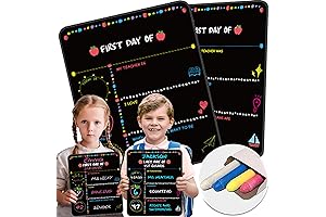 Back to School Chalkboard - 10"x12" Double Sided First & Last Day...