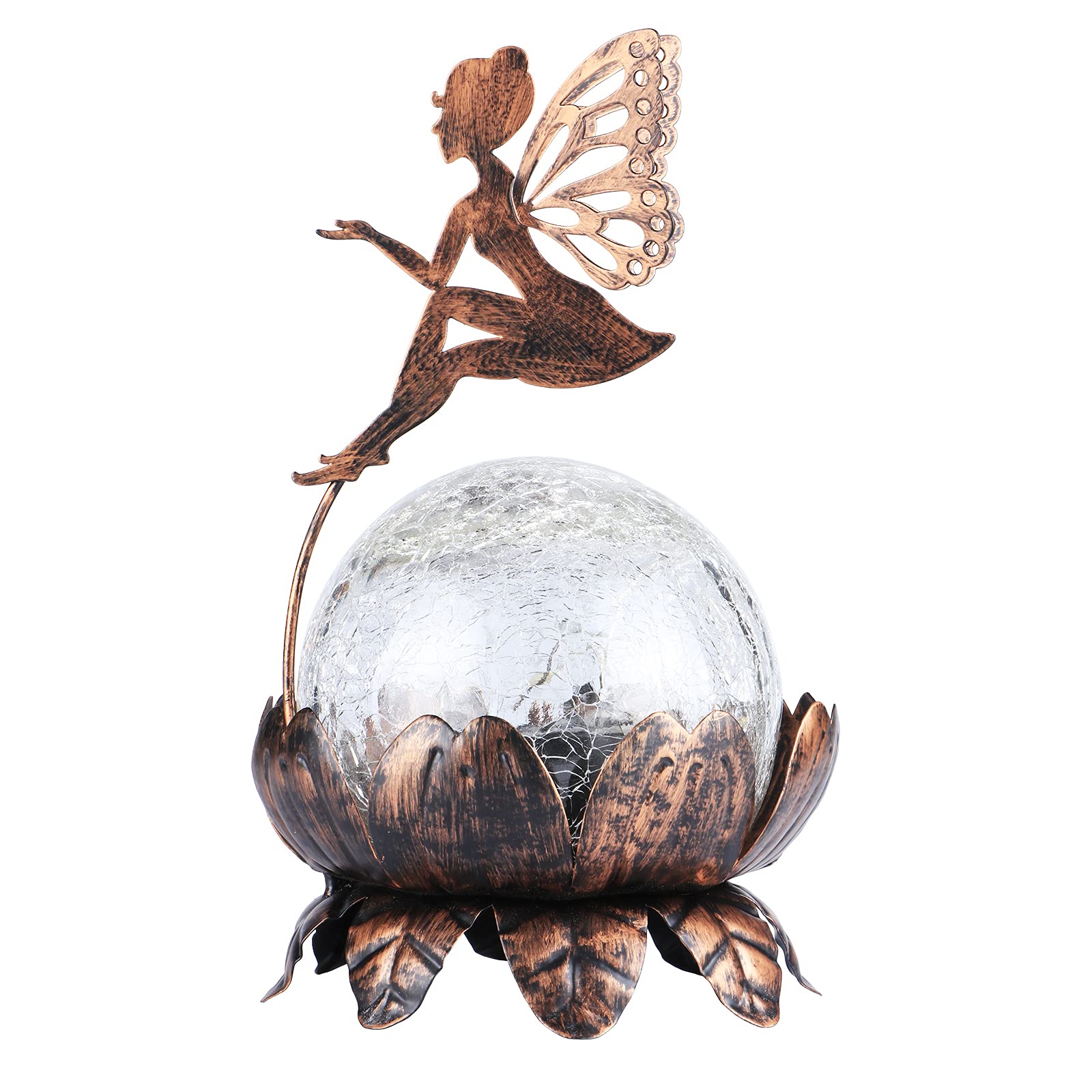 Amazon.com: MUMTOP Solar Lantern Fairy Light, Crackle Glass