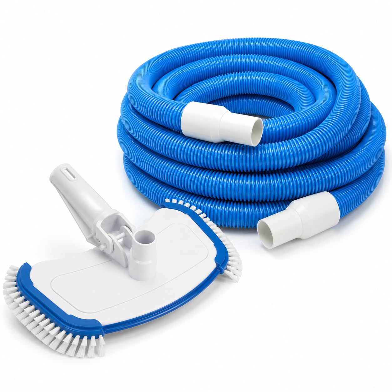 Keeper Kit Avanzado Limpieza de Piscinas, Limpiafondos Manual con Manguera 38 mm Ø, Manguera Autoflotante 10m, Compatible con Skimmer y Sistemas de Filtrado para Piscinas