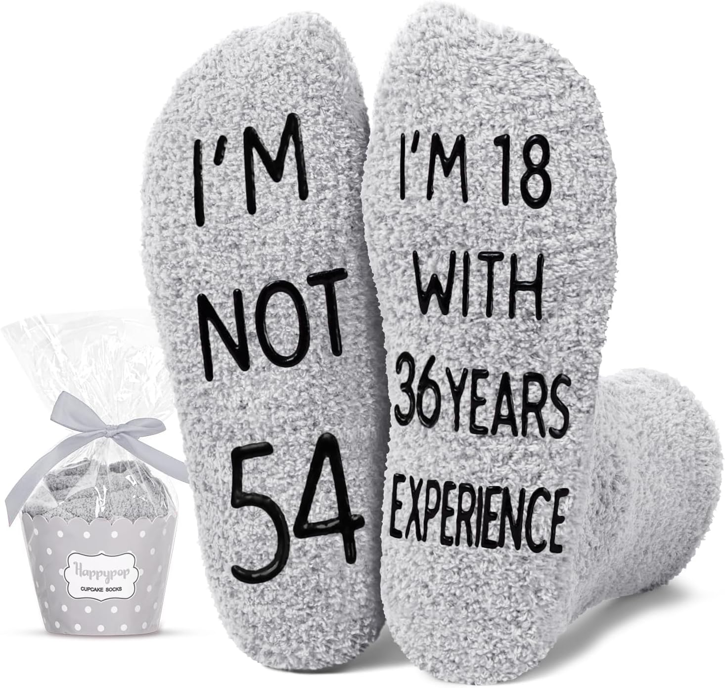 HAPPYPOP Birthday Gift Ideas for Older Men - Socks for 55 60 Year Old Man, Funny Birthday Gifts for Him in 50s