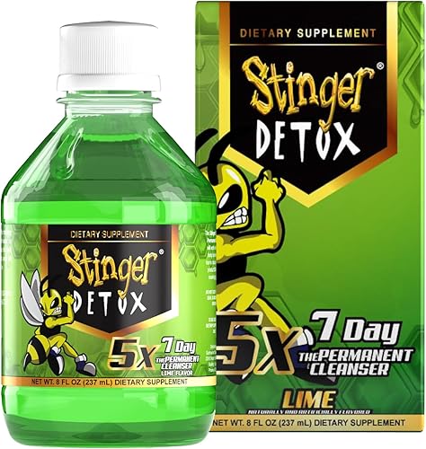 Miniatura 1 de Stinger Detox Bebida permanente extra fuerte de 7 días, sabor a lima, 8 onzas líquidas