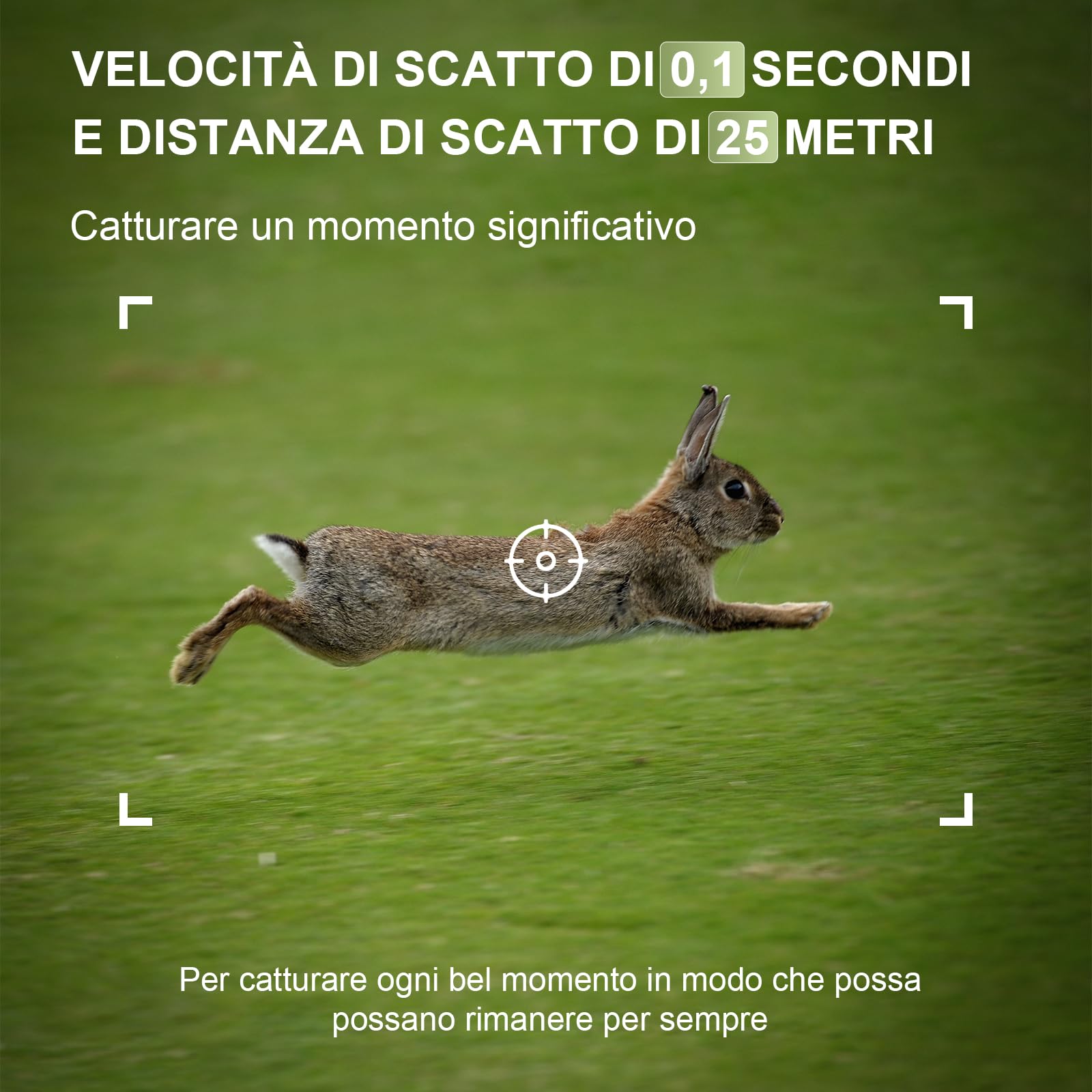 Fototrappola WiFi 4K 60MP con App,Fototrappola Notturna con IR Visione 120 Ultra Grandangolo, Sensore di Movimento visione nottuma, fotocamera termica, caccia, 0,2s, 940nm,bassa luminosità, infrarossi