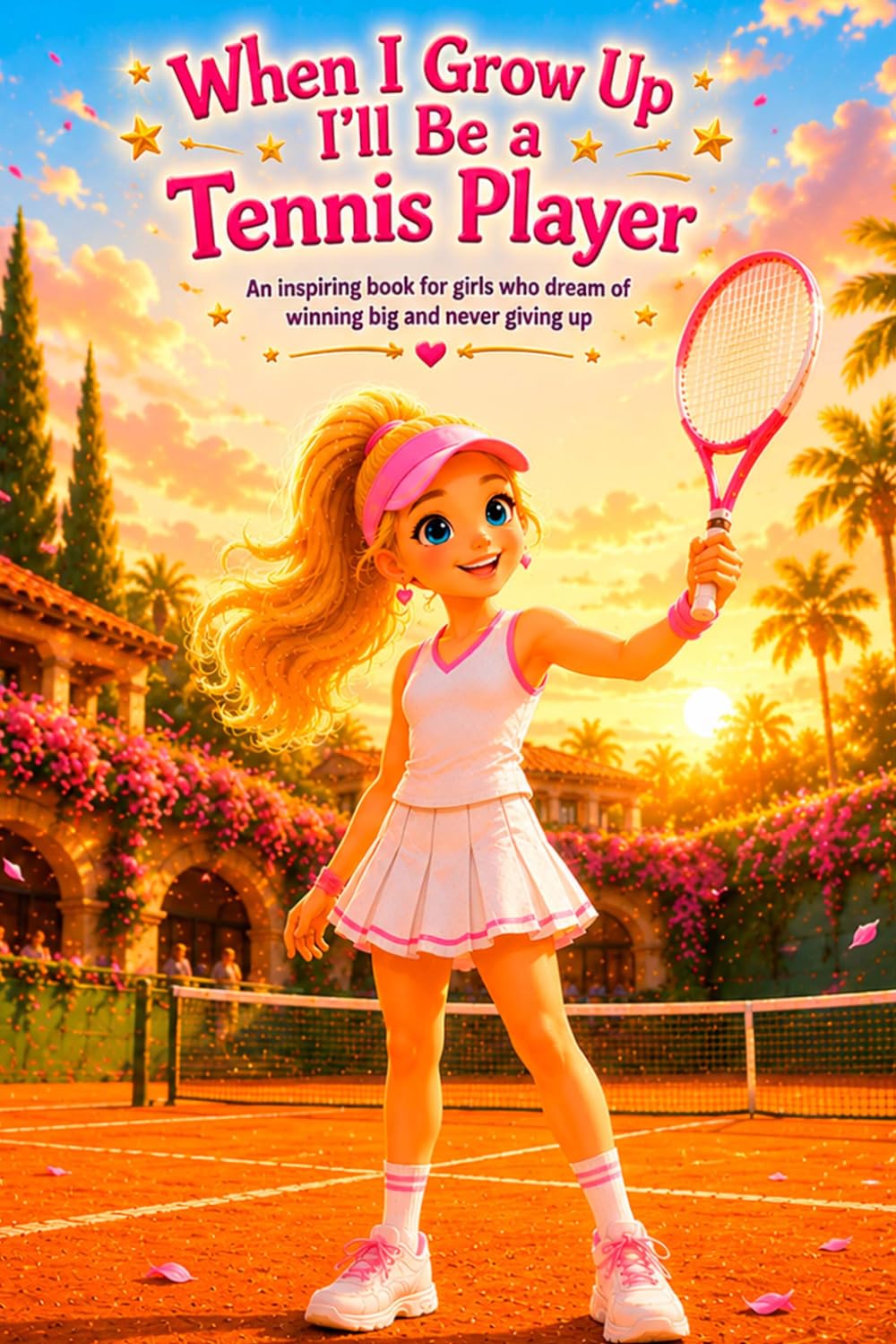 When I Grow Up I'll Be a Tennis Player: An inspiring book for girls who dream of winning big and never giving up