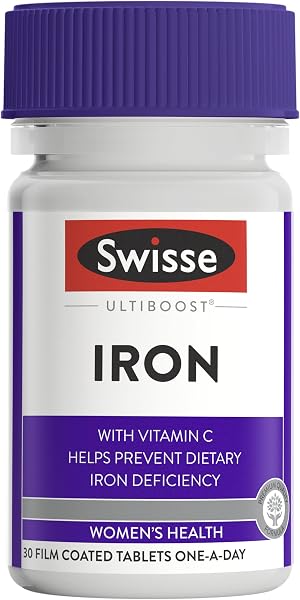 Swisse Ultiboost Iron Supplement with Vitamin C