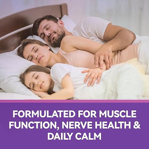 Miniatura 4 de Suplemento de magnesio óxido de magnesio de 250 mg, suplemento de calcio y magnesio para huesos, músculos, apoyo al estado de ánimo tranquilo y al