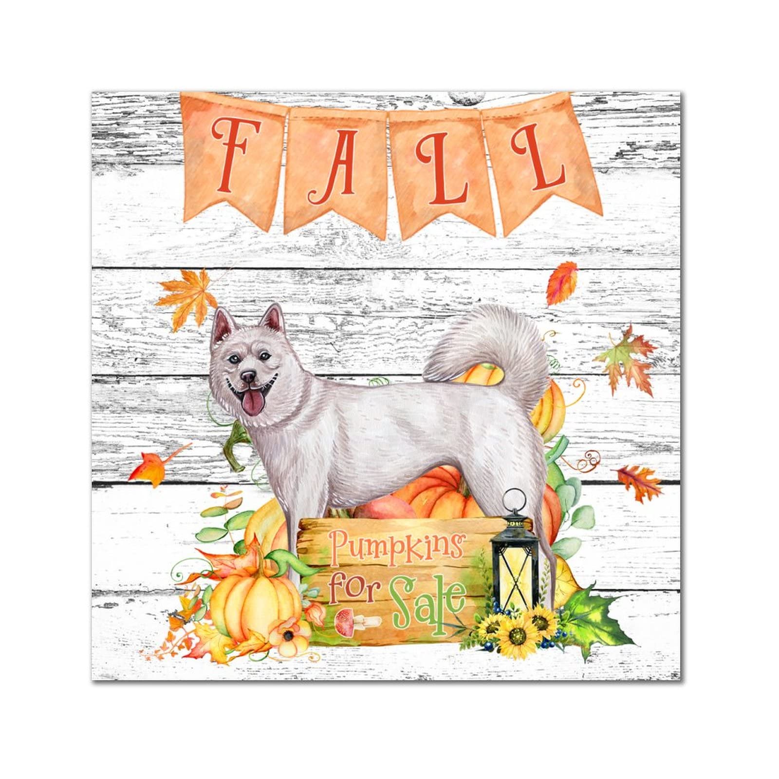 Plaque murale vintage en bois pour sublimer votre porche et porte d'entrée cet automne