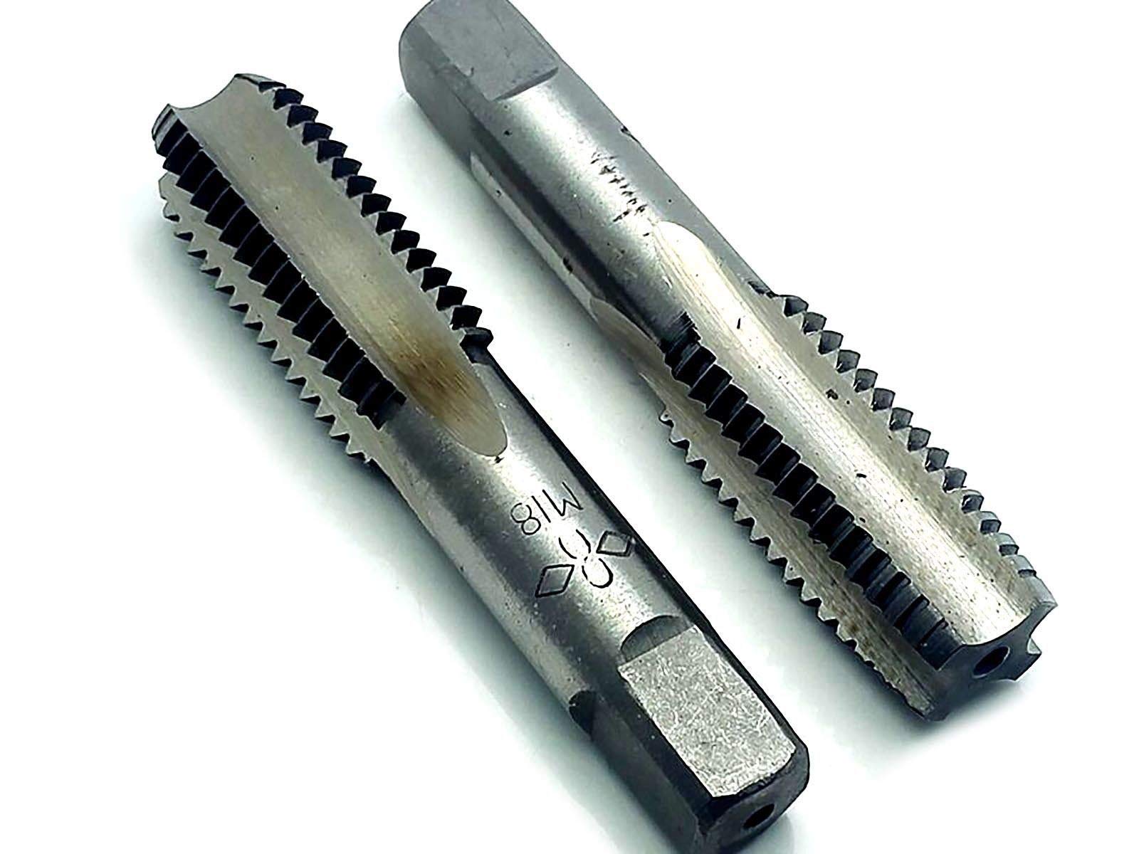 HSS 18mm x 2.5 Metric Taper and Plug Tap Right Hand Thread M18 x