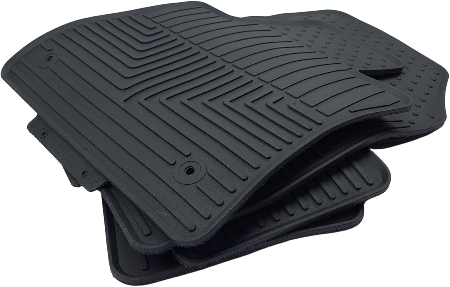 Fits 2019-2025 Infiniti QX50 / 2022-2026 QX55 Floor Mats Front & 2nd Row Seat Liner Set Custom Fit All-Weather Full Set Liners, Black (All Models) - Image 2