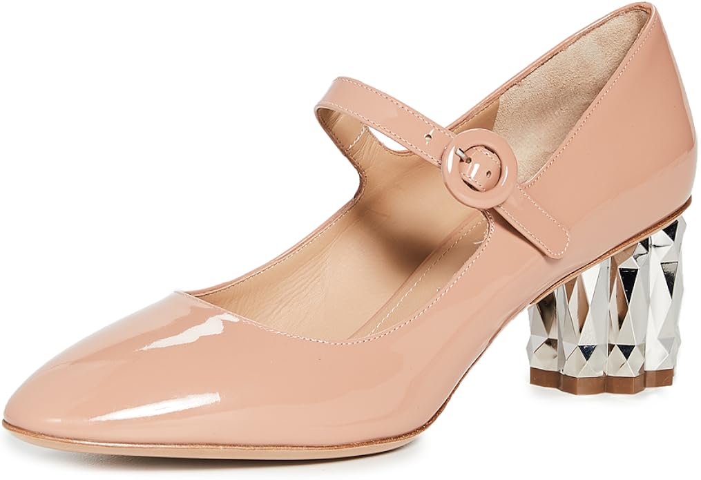 Salvatore Ferragamo Ortensia - Pompe da donna, 55 mm, Beige (New Blush  Patent), 41 EU : Amazon.it: Scarpe e borse