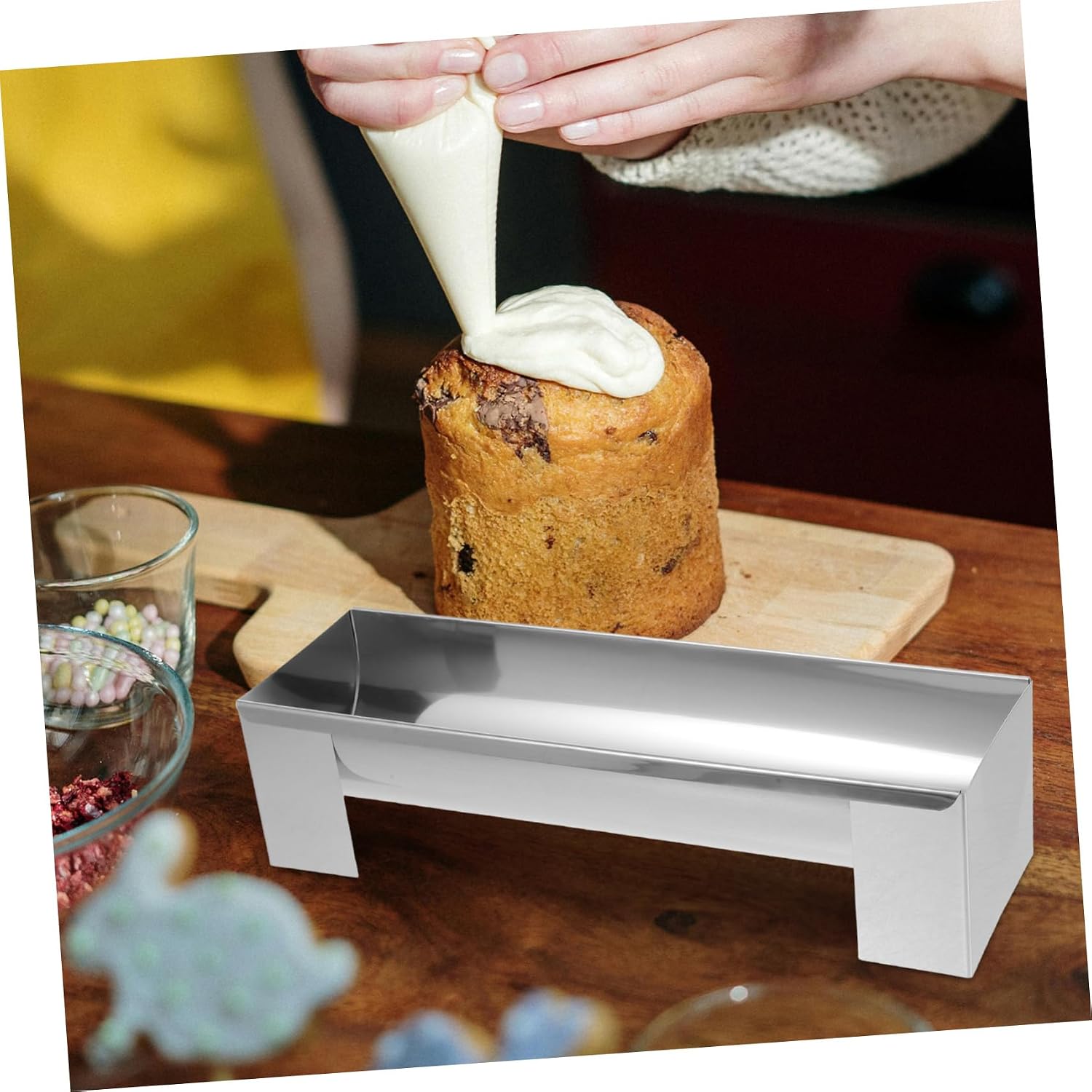 Cake Silicone Bread Pans Non-stick Mousse Baking Mold Cake Making Mould Easy to Store Carry
