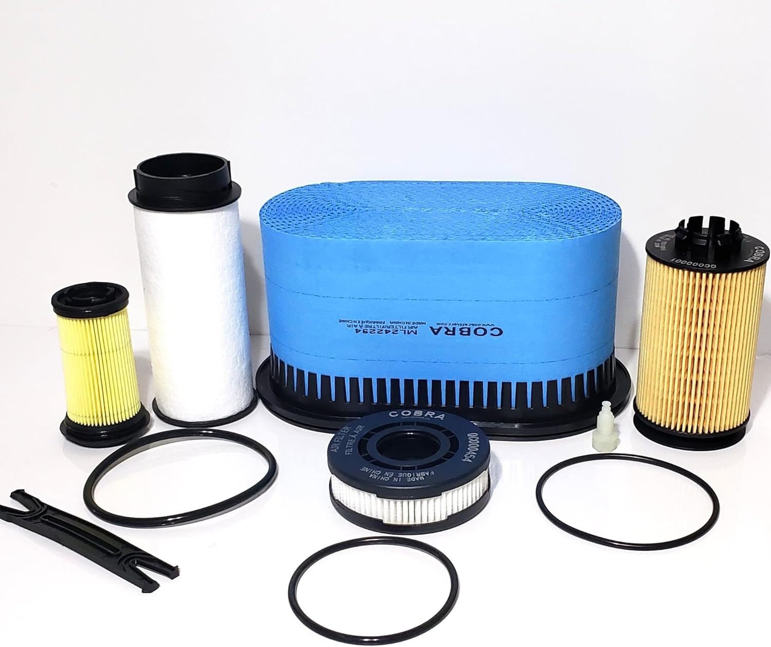 Full Package for Fuso Canter 2012, Filters of Air ML242294, Oil QC000001, Fuel MK667920, PCV QC000454, Urea UF101