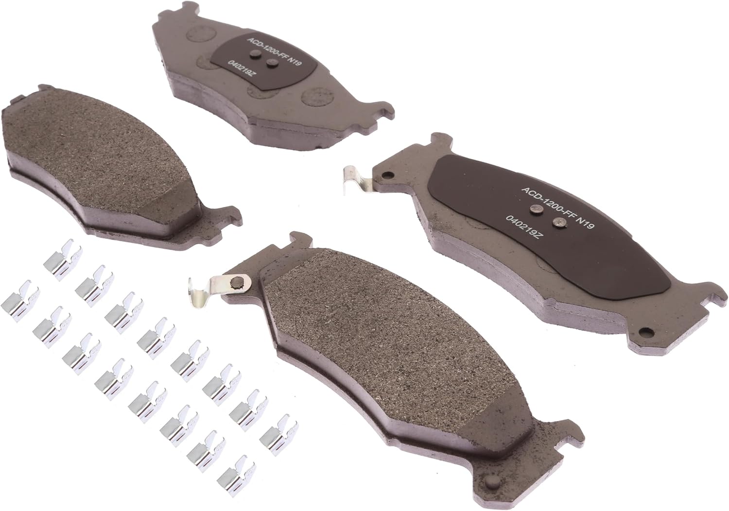 ACDelco Silver 14D522MH (19389650) Semi-Metallic Rear Disc Brake Pad Set