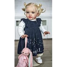 RXDOLL Reborn Toddler Doll Girl Pippa,26 Inch Weighted Realistic Baby Dolls Soft Cloth Body,Reborn Dolls that Look Real Life Silicone Babies Handmade Toys Gifts for Kids Girls