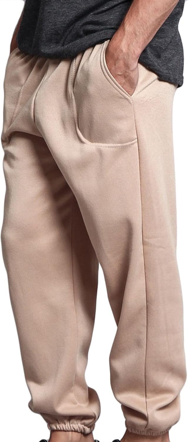g-style USA Basic Fleece Jogger Pants カラー: ベージュ