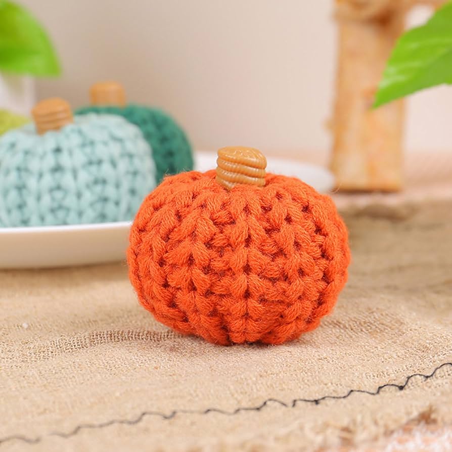 カボチャと柿の置物 秋の季節飾りY2-3 木目込みかぼちゃ 柿 ちりめん細工 秋 置物