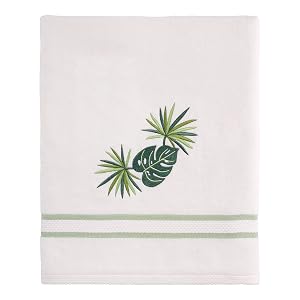 Avanti Linens - Bath Towel Soft Absorbent Cotton Towel Viva Palm Collection