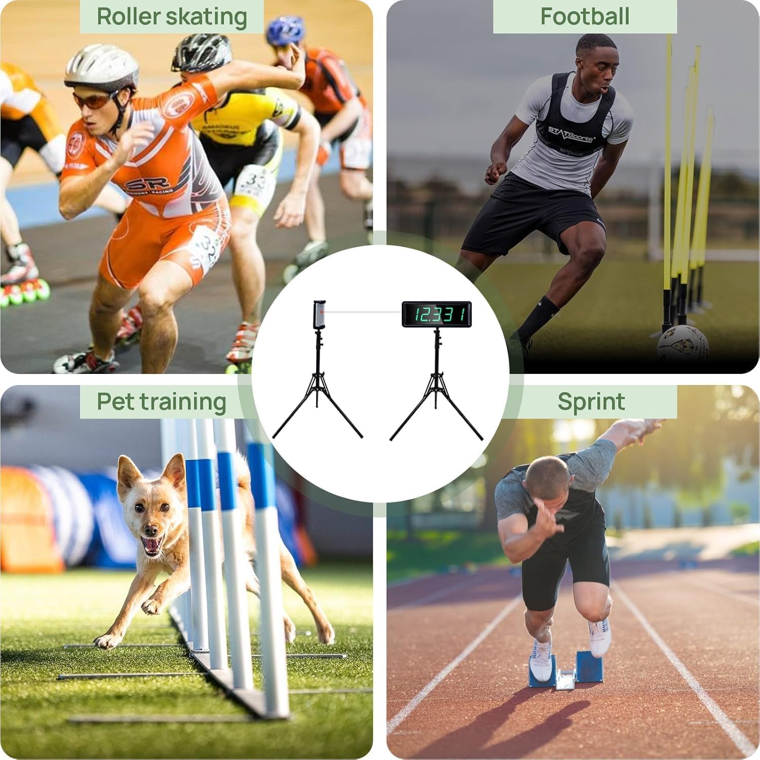 YZ Drahtloser Laser-Timer mit Stativ