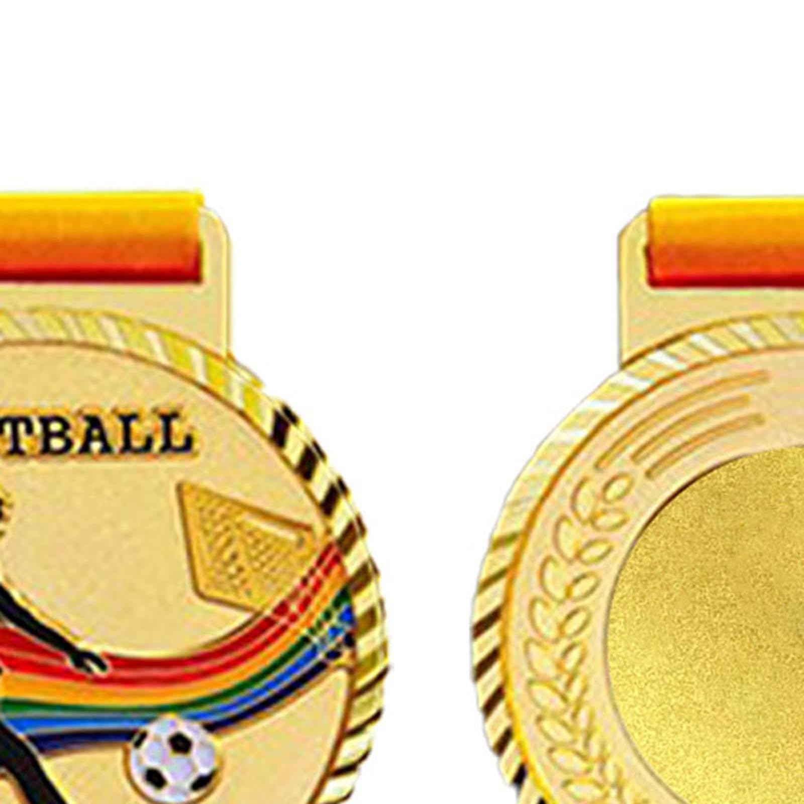 Medallas de ganador para niños en eventos deportivos. Medallas de fútbol para en partidos de fútbol. para honrar a jugadores y equipos destacados.