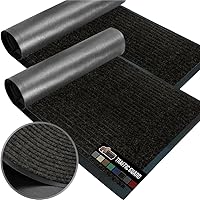 Vista 93 de Gorilla Grip - Tapete afelpado original de goma con perfil bajo, resistente, duradero, impermeable y fácil de limpiar para interior y exterior