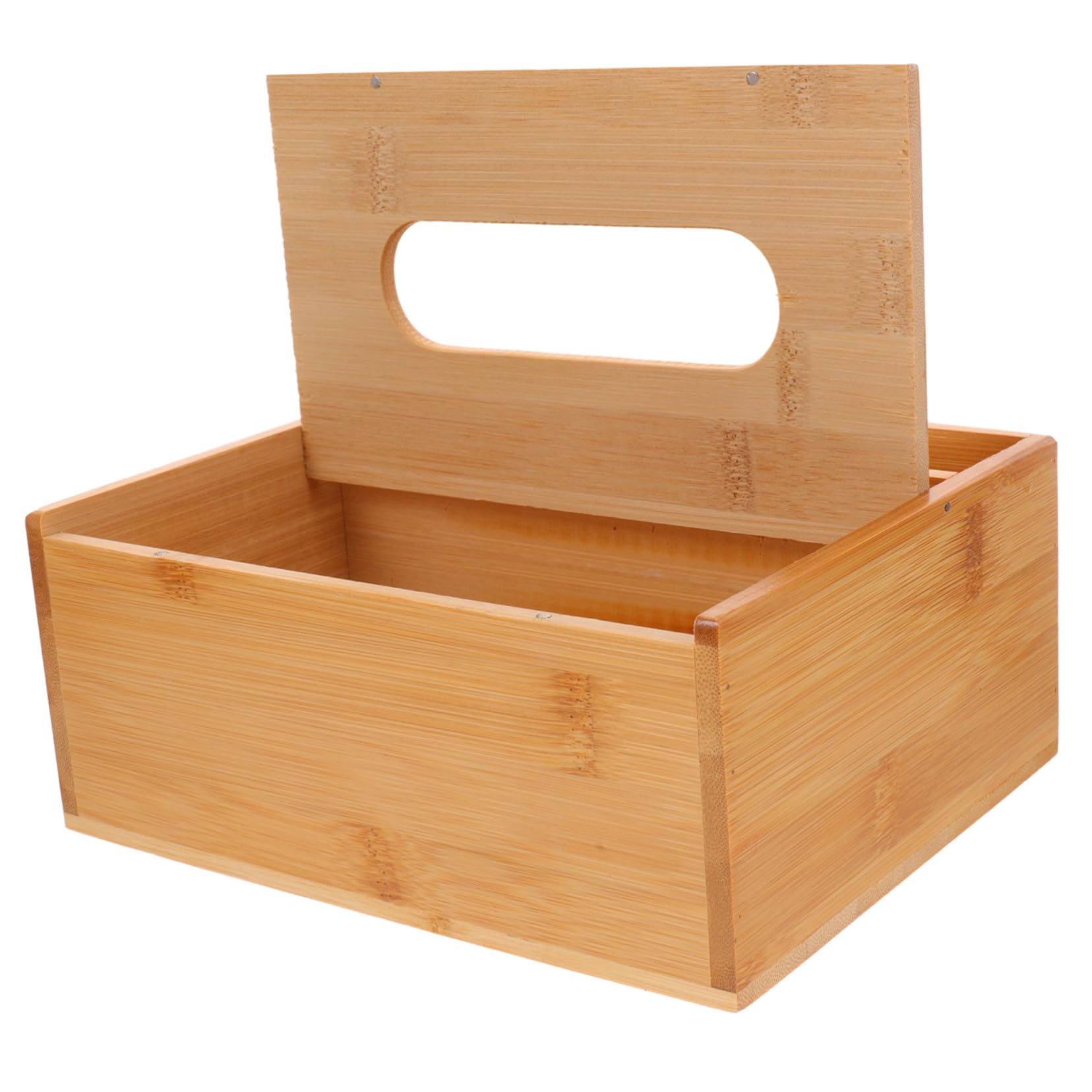 Boîte à mouchoirs en bois multi-usages pour un salon ou bureau rangé